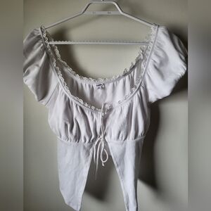 Garage split cute top in great condition size Large